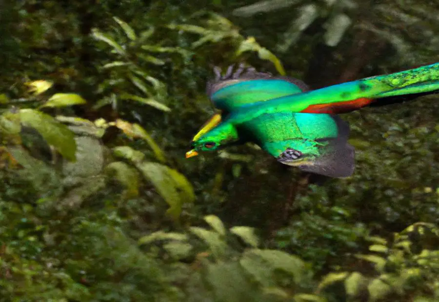 Flight Patterns and Stamina of Quetzals - Do quetzals lose stamina 