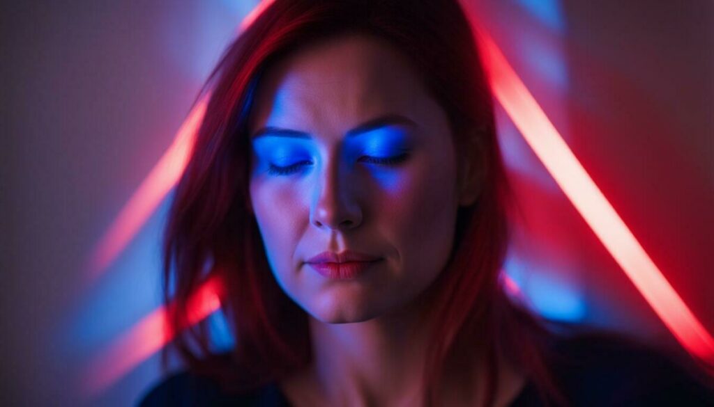 Blue and Red Light Therapy for Rosacea Relief