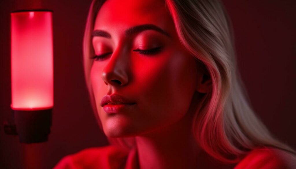 Red light therapy for skin rejuvenation