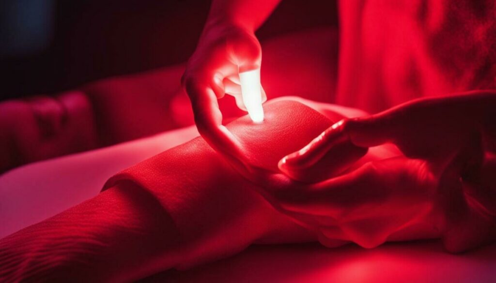 Red light therapy for wound healing
