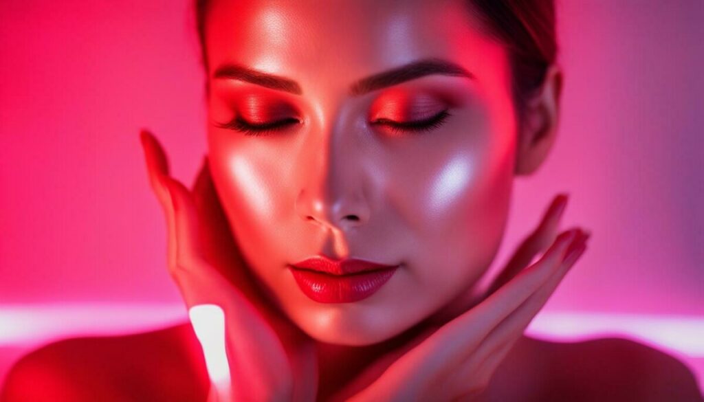 apply serum before red light therapy