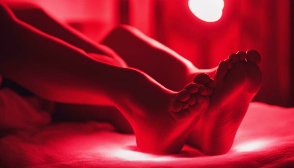benefits red light therapy feet