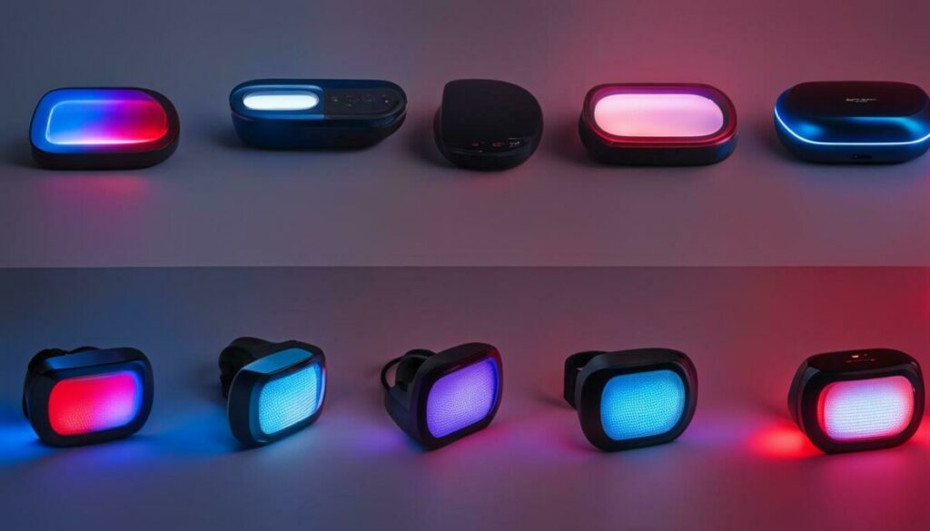 blue and red light therapy devices