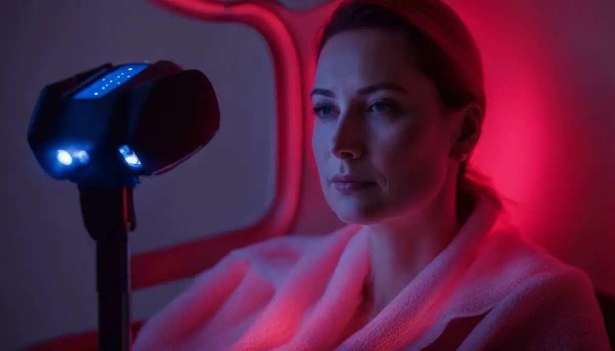 blue or red light therapy for rosacea