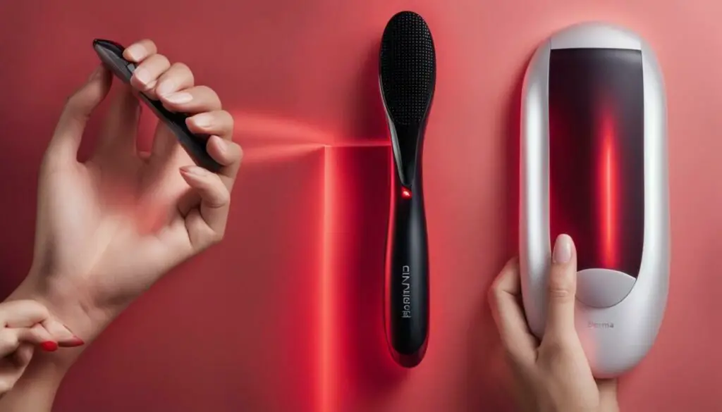derma wand vs red light therapy