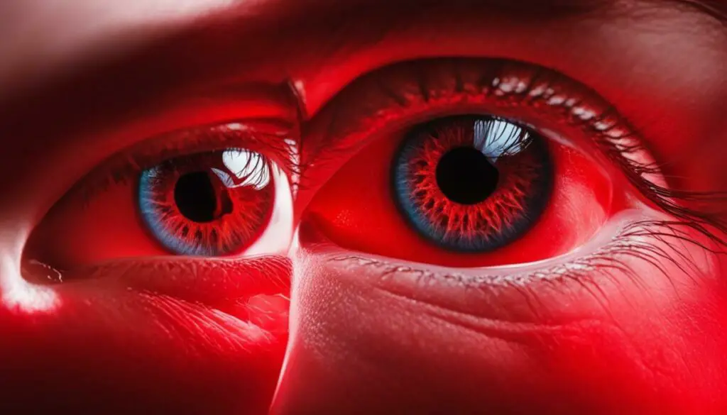 eye care in red light therapy