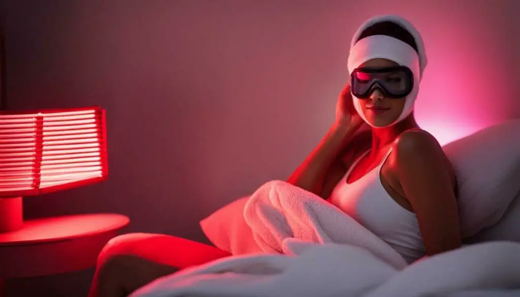 how to use a red light therapy mask