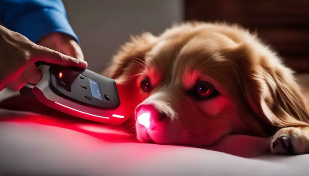 innovative red light therapy device for dogs