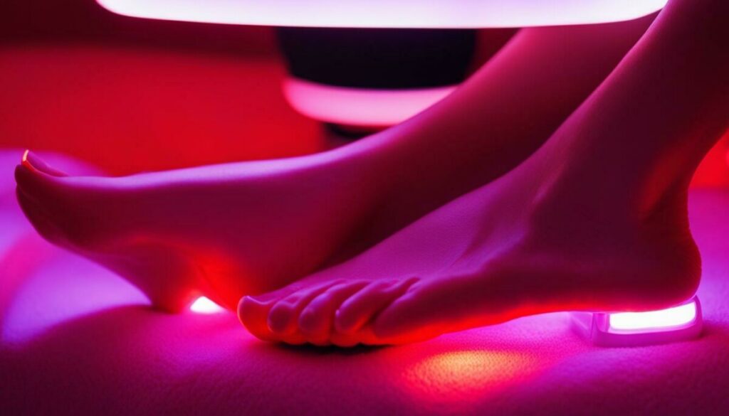 red light therapy device for feet