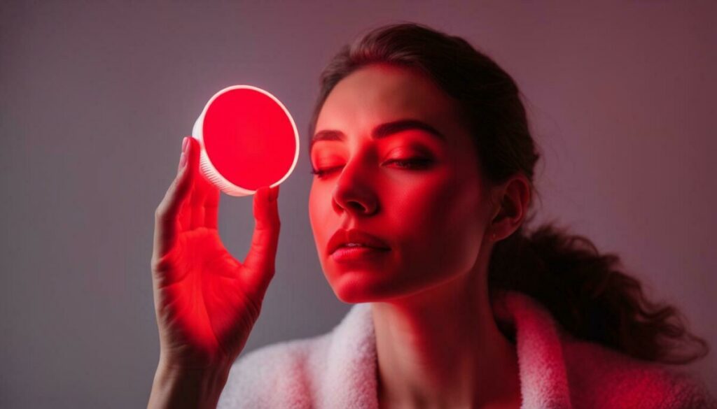red light therapy for cold sores