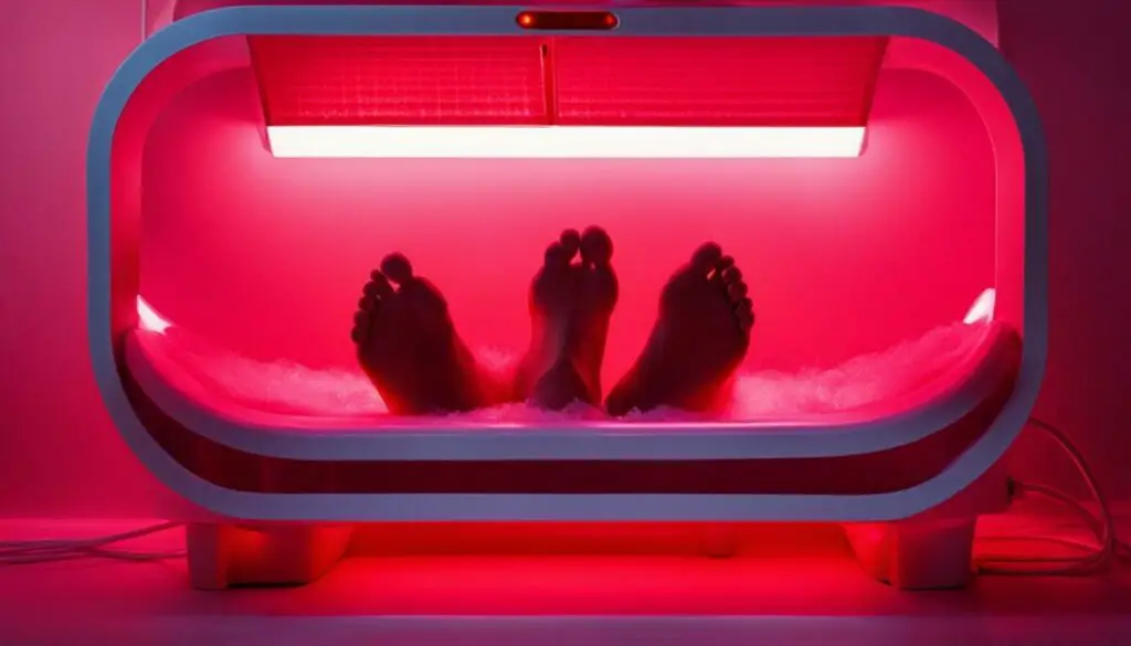 red light therapy for neuromuscular conditions in feet