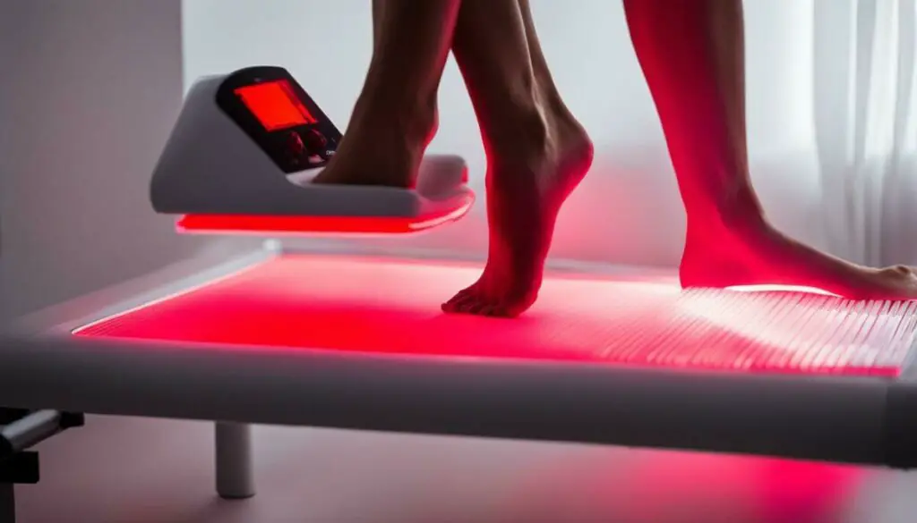 red light therapy for post-workout foot recovery