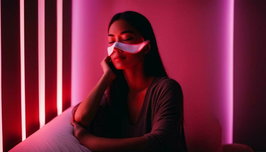 red light therapy mask for skin care