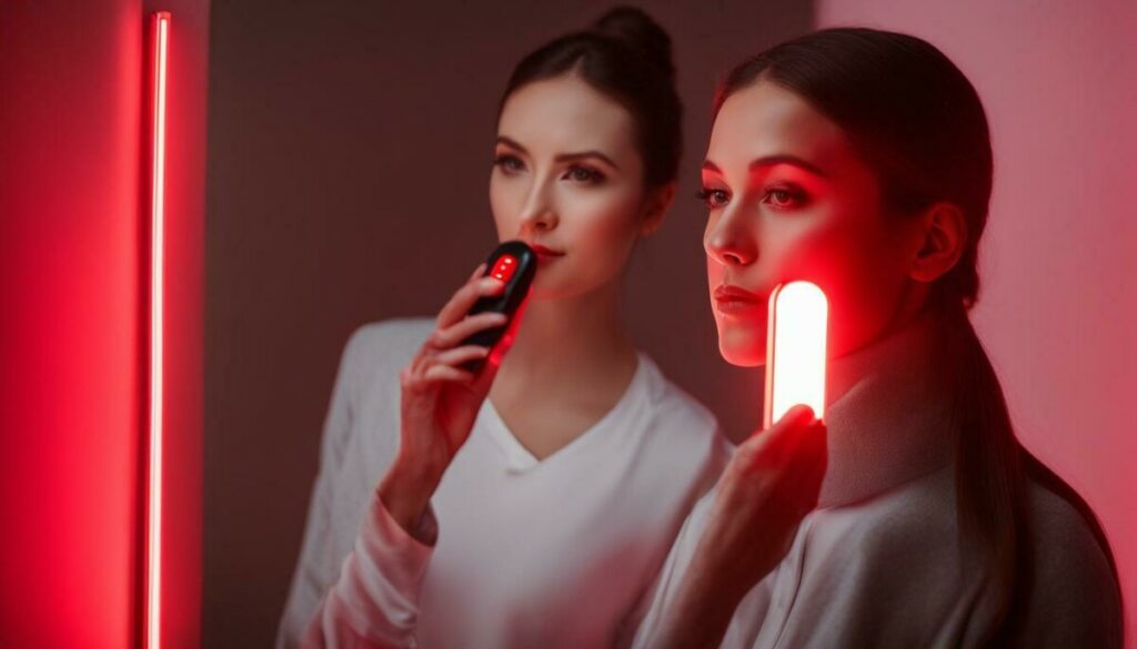red light therapy wand consistent usage