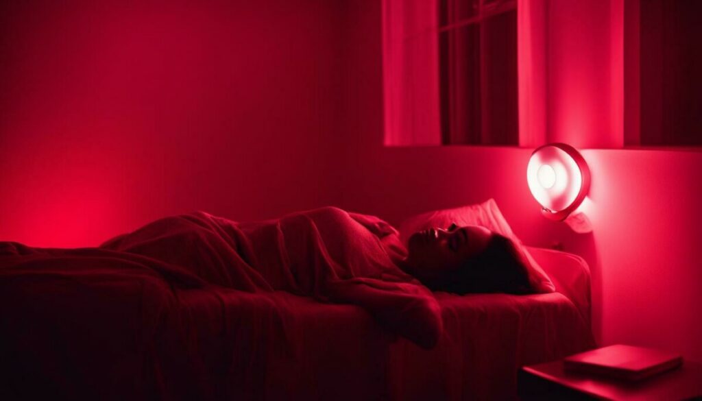 using red light therapy for better sleep