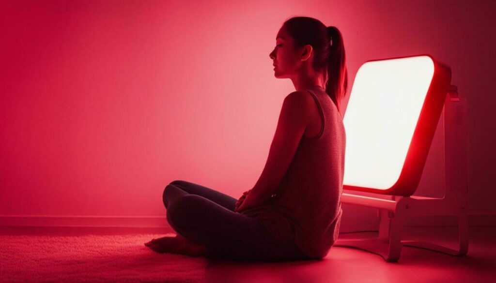 using red light therapy for better sleep