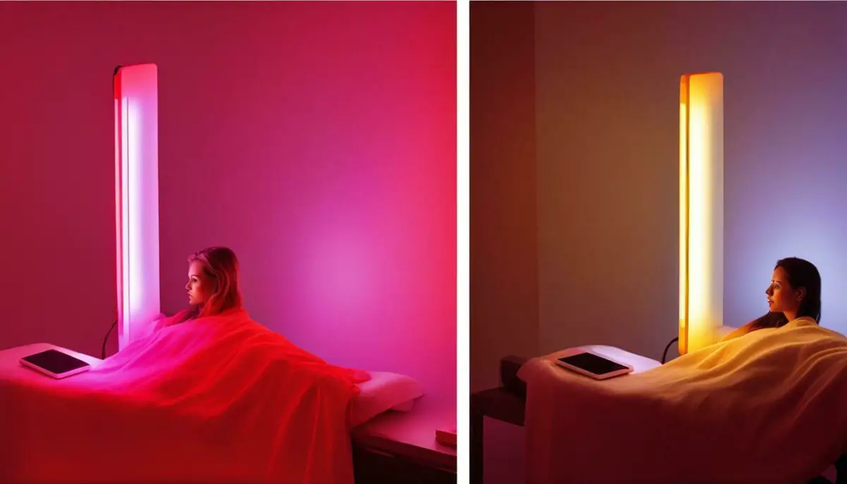 yellow light vs red light therapy