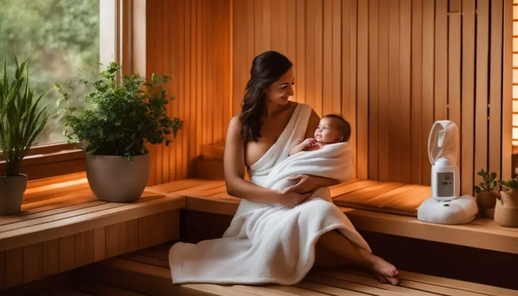 Benefits of Infrared sauna while breastfeeding