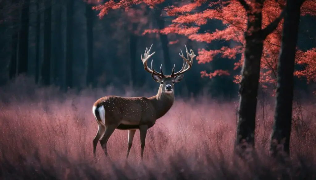 Deer vision and infrared light