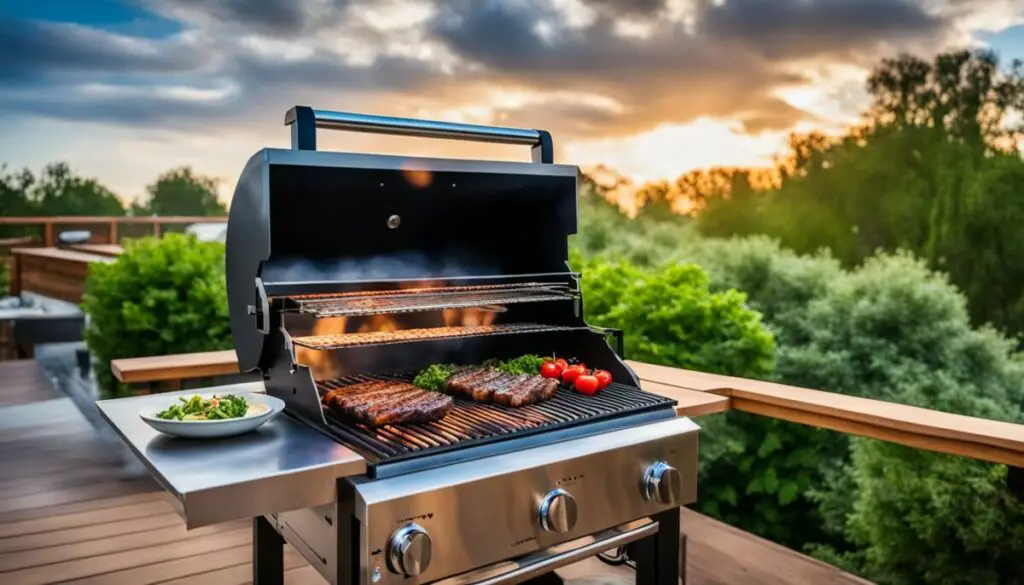 Infrared gas grill