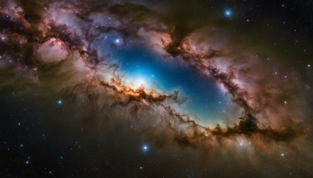 Milky Way galaxy and Sagittarius C