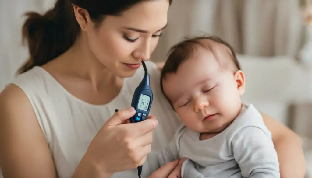 Precautions for using infrared thermometers on infants