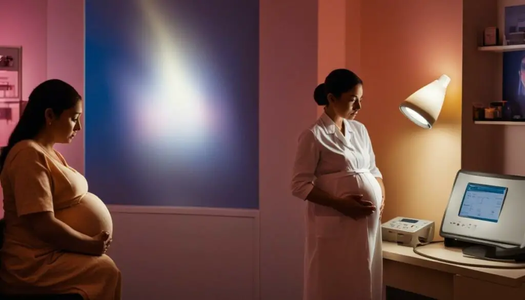 Safety precautions for using infrared light during pregnancy
