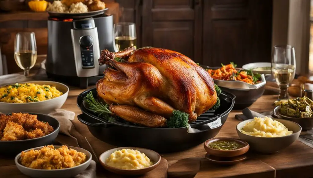 Southern Thanksgiving Turkey Recipe in Infrared Fryer