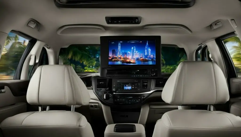Toyota Sienna Rear Seat DVD Players