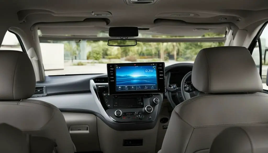 Toyota Sienna rear seat DVD player accessories