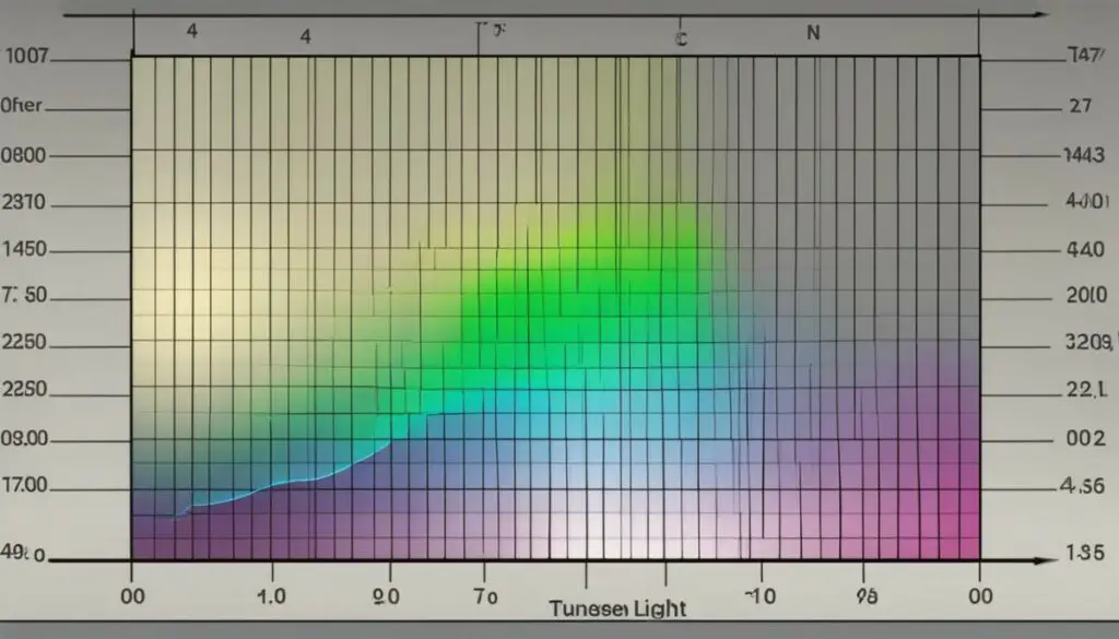 Tungsten Light Spectral Distribution Curve