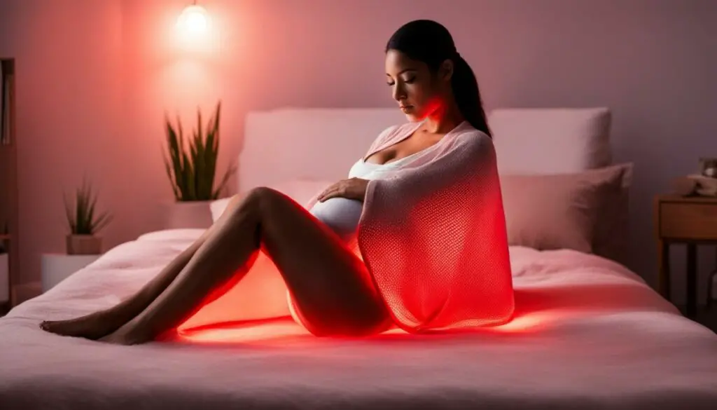 Using infrared light therapy while pregnant