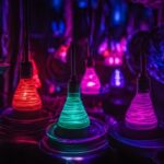 a neon lamp produces what kind of visible spectrum infrared