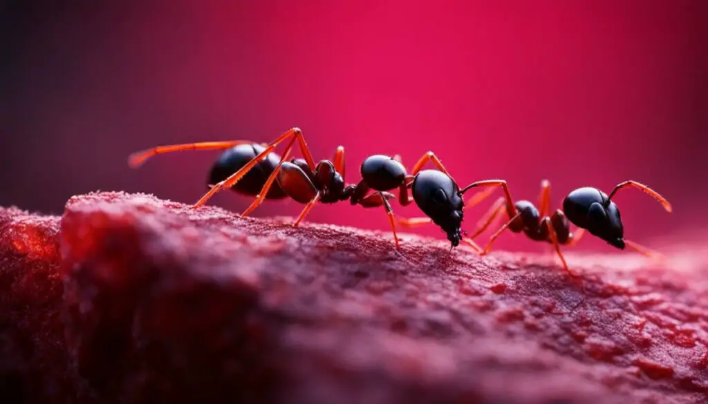 ants and red light detection
