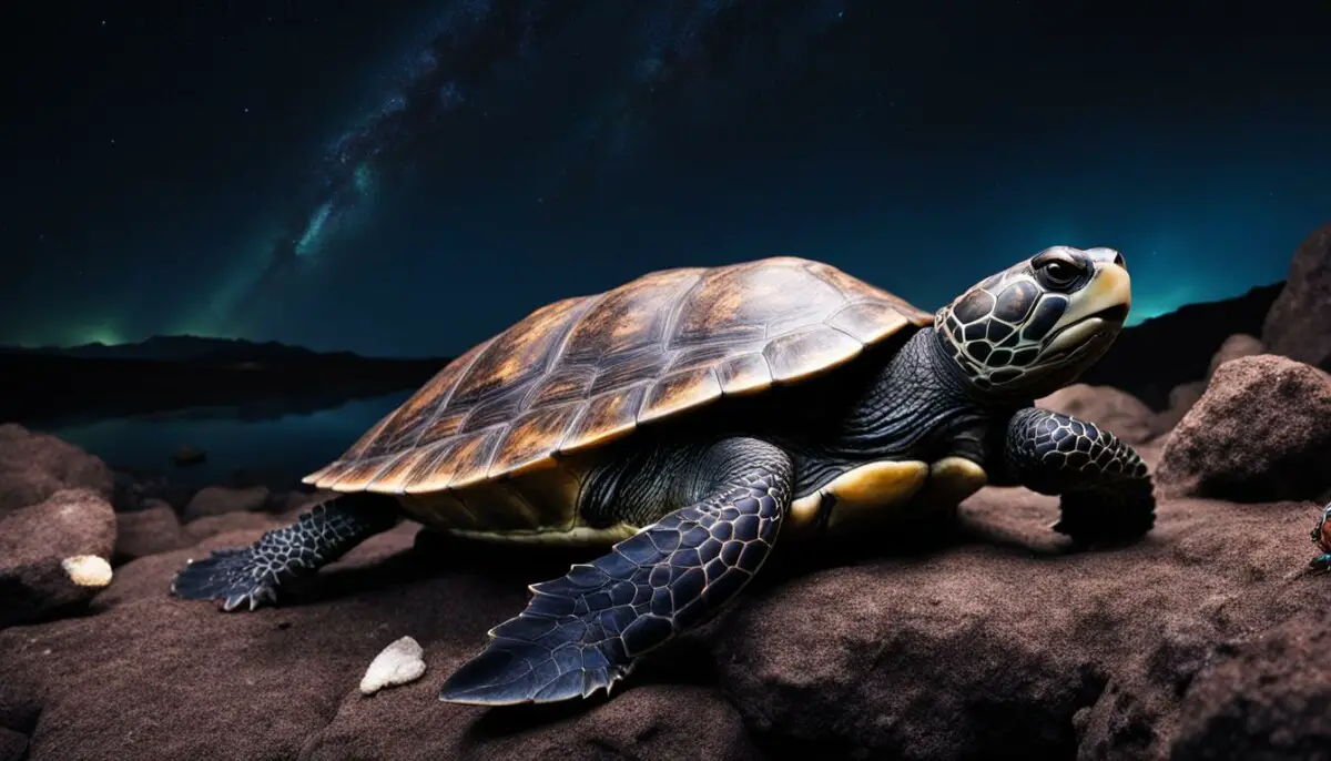 can a turtle use a infrared light