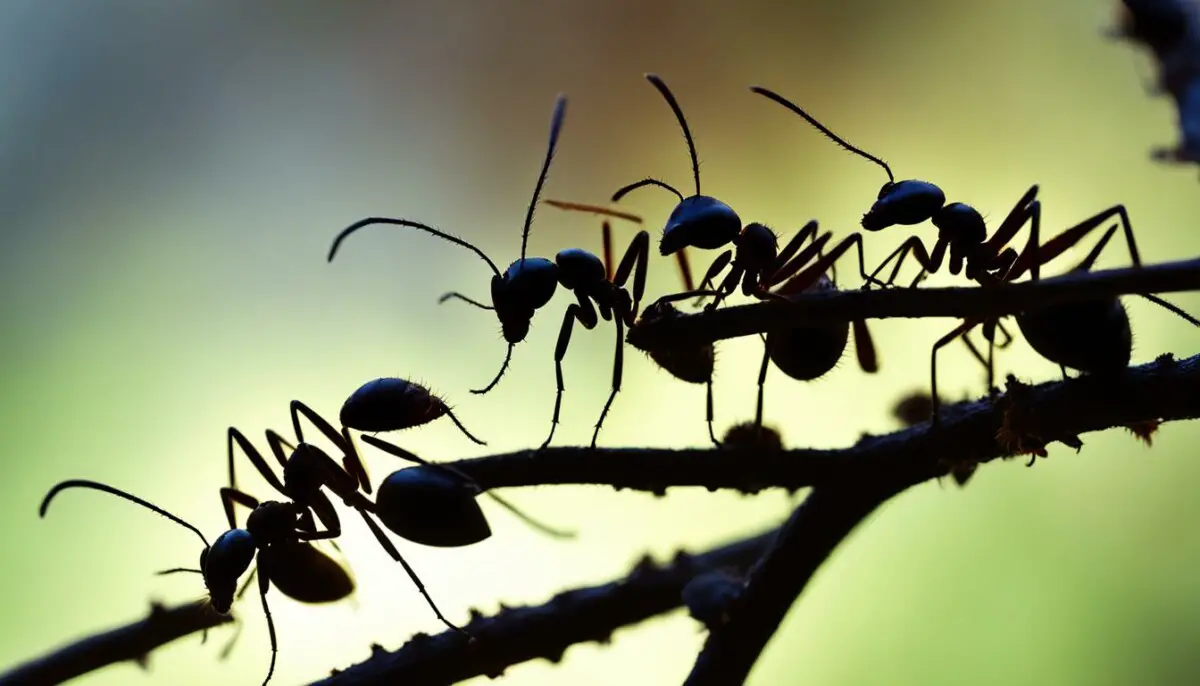 can ants see infrared