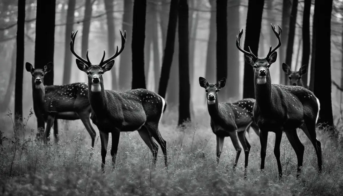 can deer see infrared flash