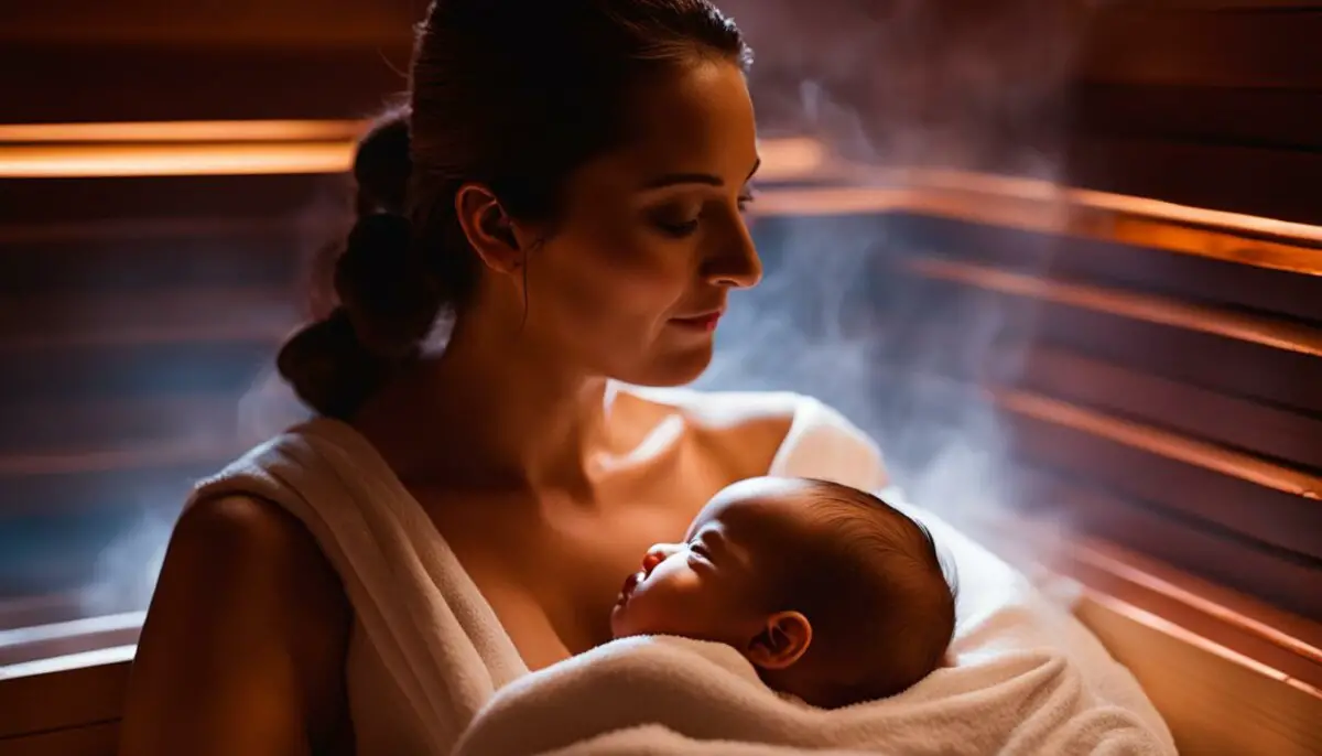 can you go in an infrared sauna while breastfeeding