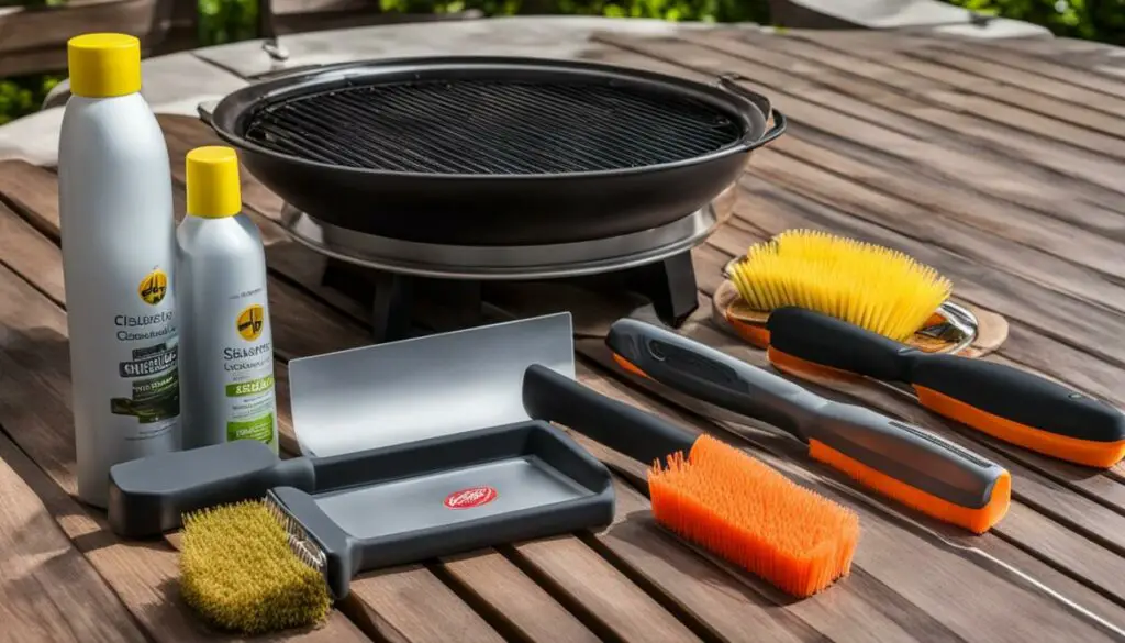 cleaning products for an infrared grill