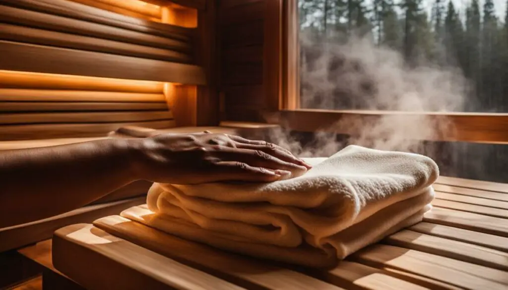 cleaning sauna walls and windows