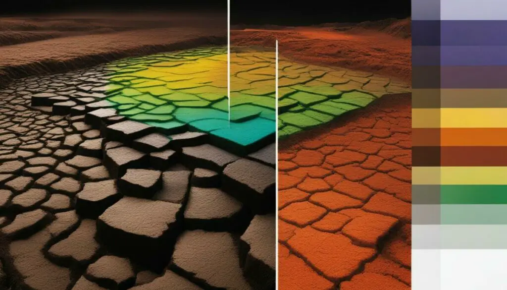 comparison of mud's infrared blocking capacity with other materials