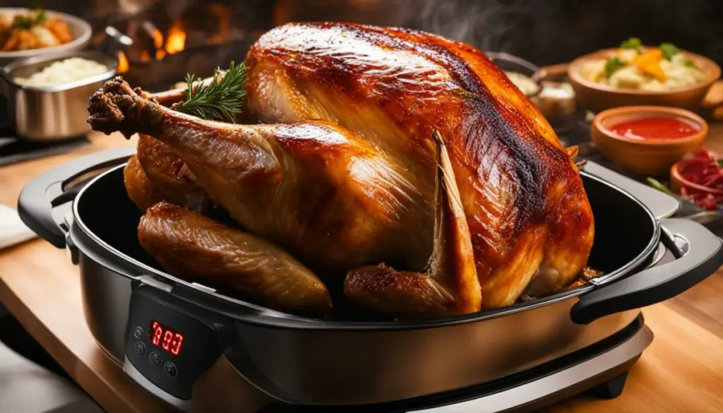 cooking duration for frying turkey with infrared fryer