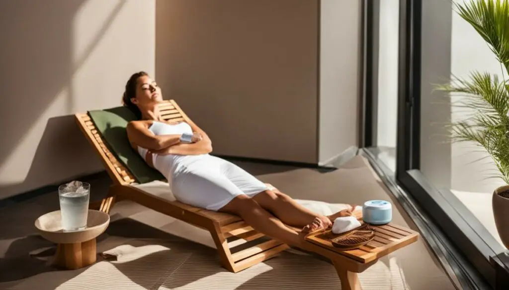 cooling techniques after infrared sauna