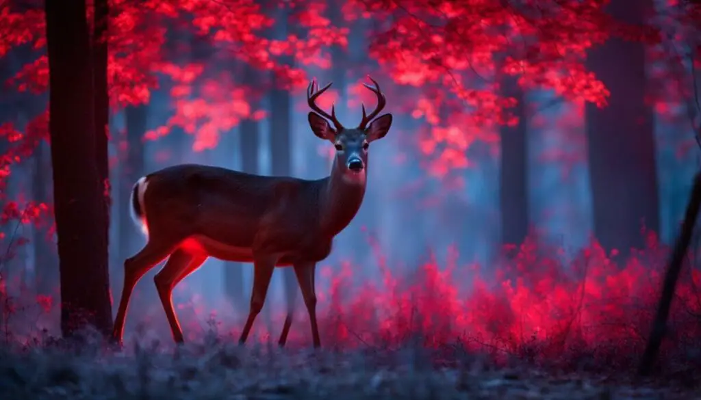 deer vision and infrared light