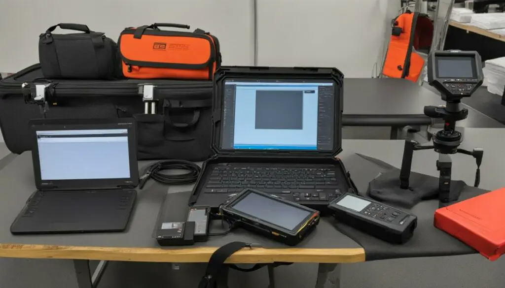 devices used in infrared inspections