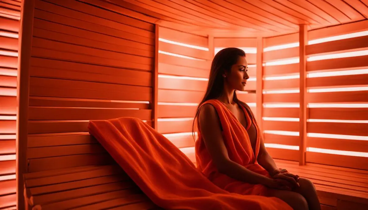 does infrared sauna tan you