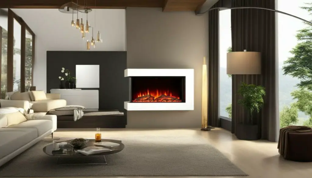electric fireplace efficiency
