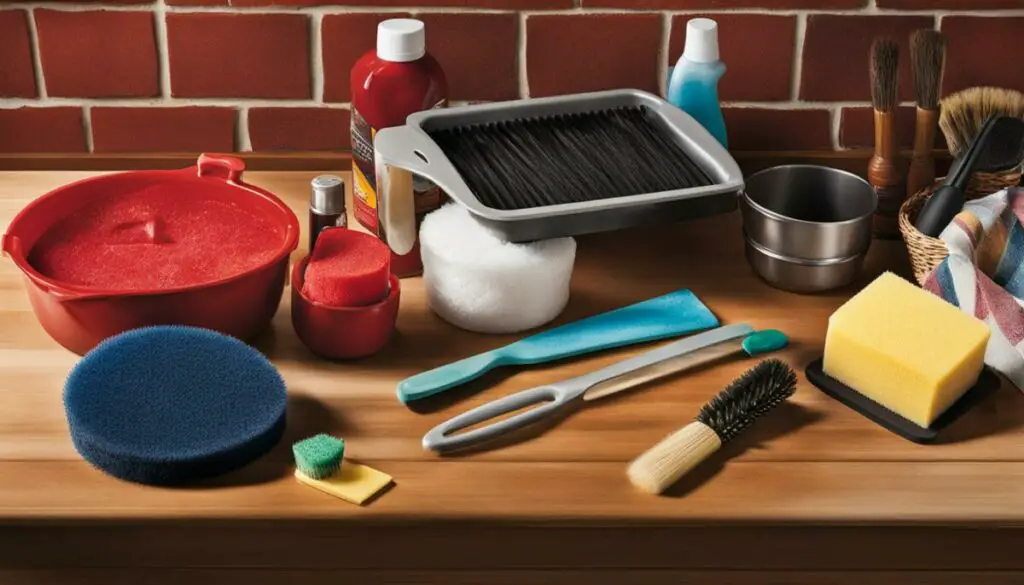 essential tools for cleaning an infrared grill