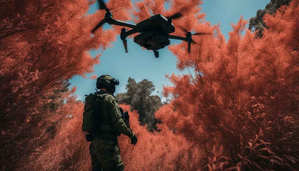 how to hide from infrared drones
