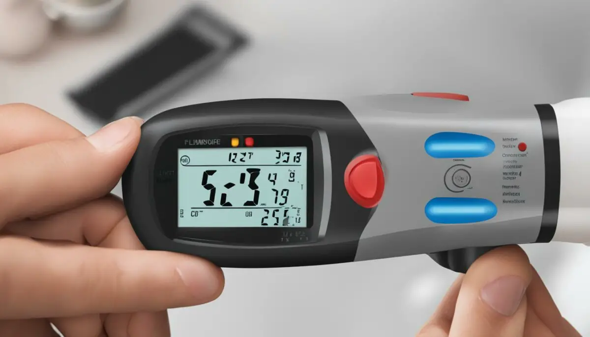 how to use fltr infrared thermometer